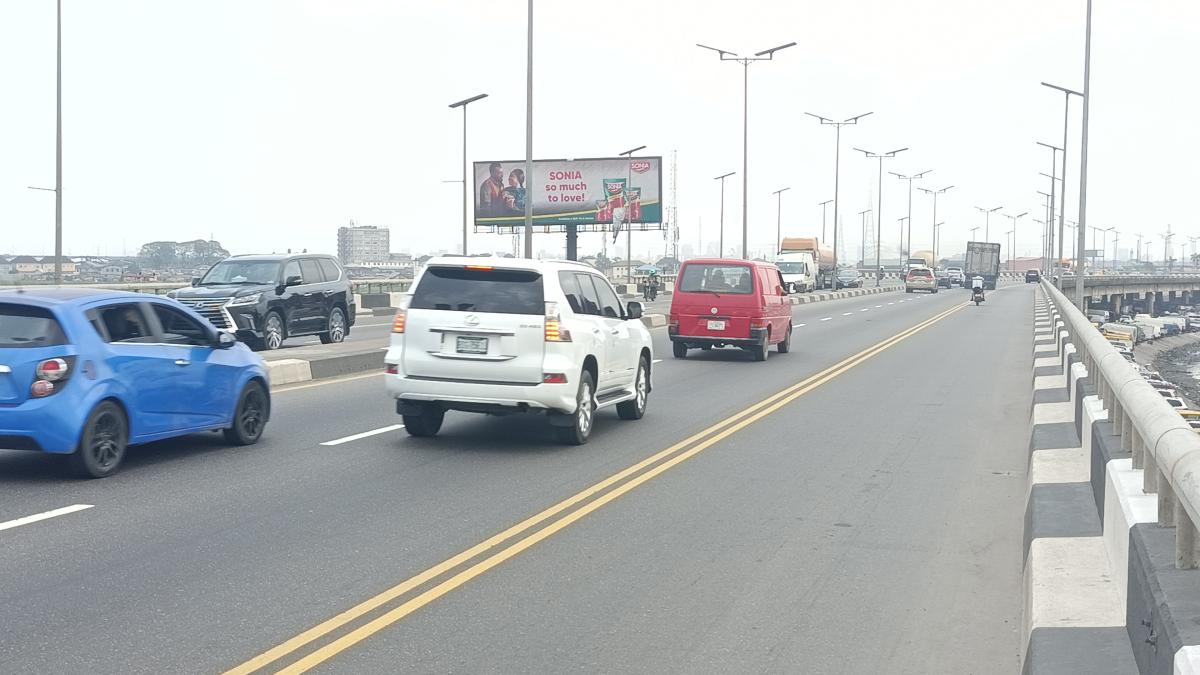 TWO FACED UNIPOLE ALONG EKO BRIDGE, EBUTE METTA WEST, LAGOS