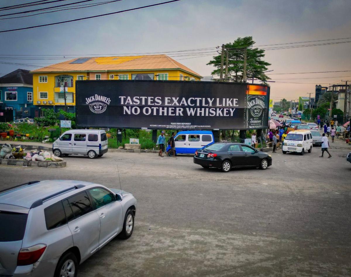 A CURVE LANDSCAPE BILLBOARD AT EMMA ABIMBOLA JUNCTION ALONG FREEDOM WAY, LEKKI PHASE 1