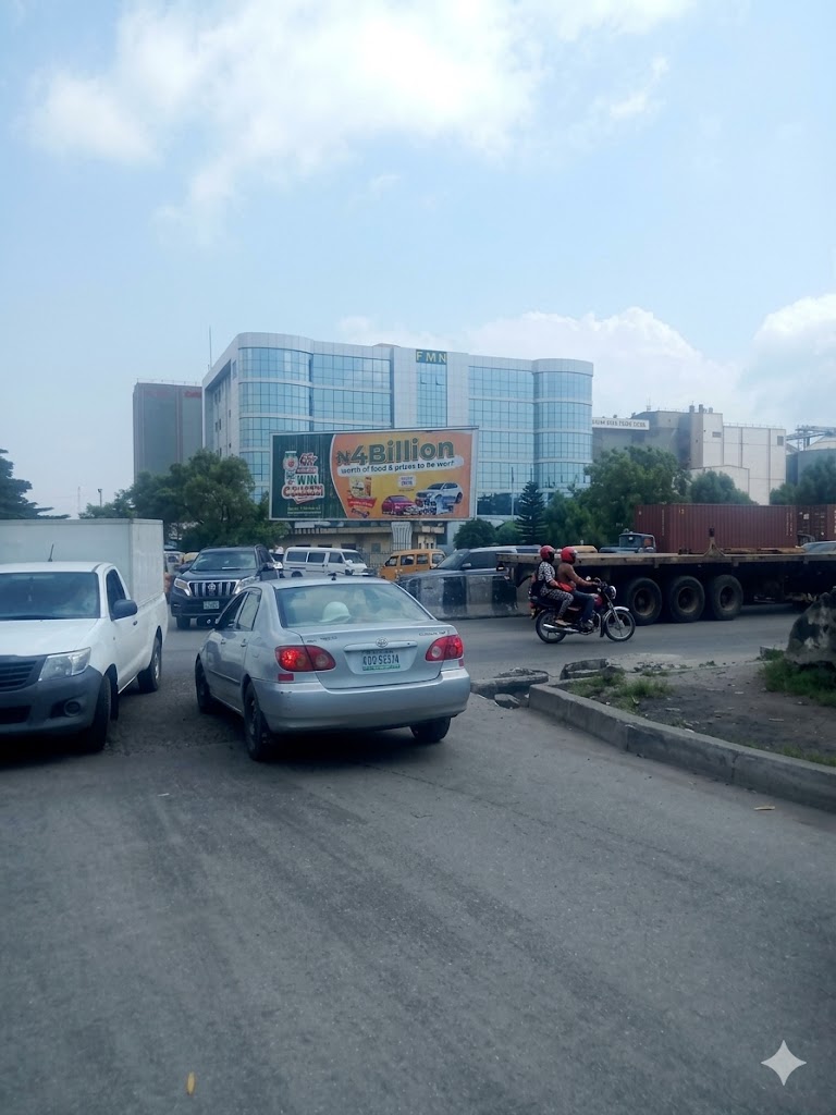 Trivision Billboard located at Apapa, Wharf Road