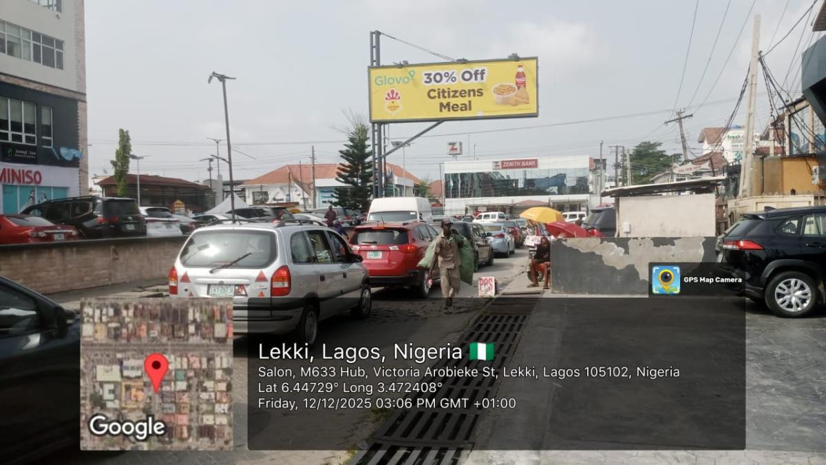 48 Sheet Billboard at Victoria Arobieke street,Lekki