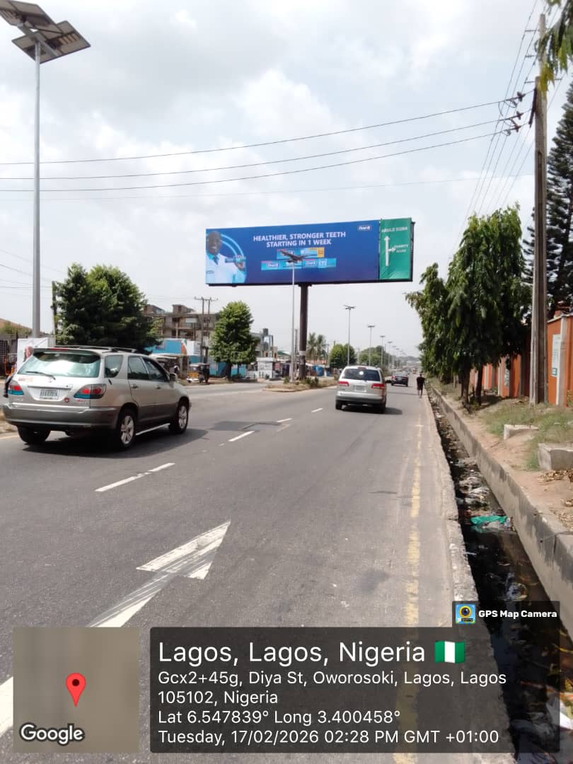 Along Old abeokuta road by maplewood estate ftf Abule Egba