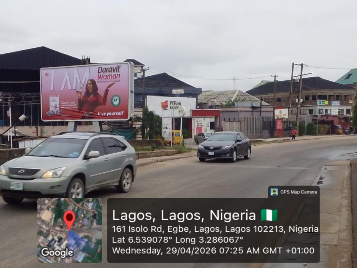 A VERY STRATEGIC 48 SHEET BOARD AT IKOTUN