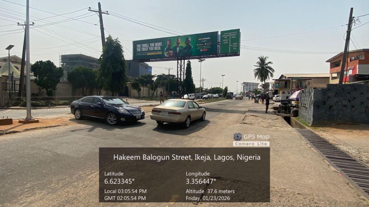 ALONG HAKEEM BALOGUN STREET BY L.T DOSUMU/ THE EVENT CENTER, AGIDINGBI IKEJA