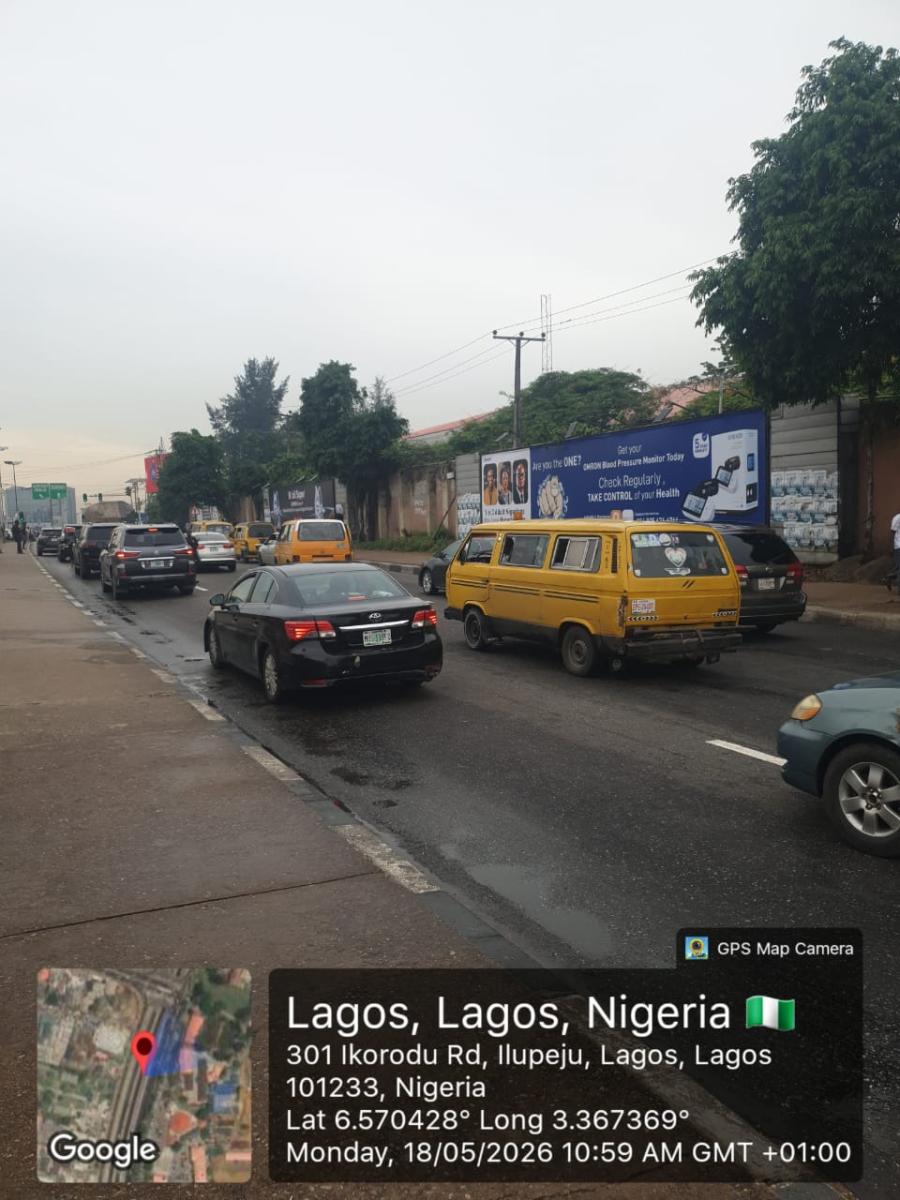 WALL MOUNT BILLBOARD (3)  AT IKORODU ROAD MARYLAND BUSSTOP