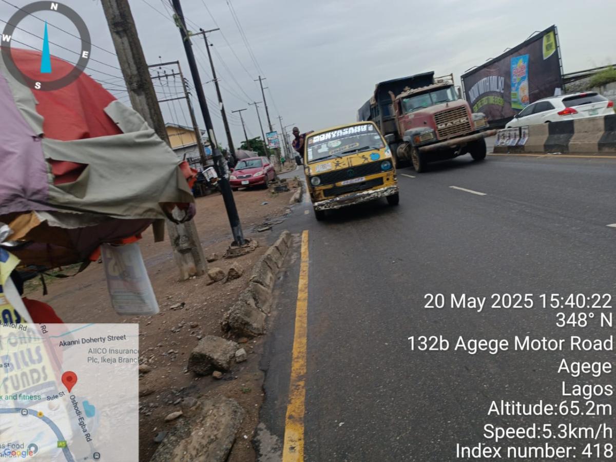 FACING TRAFFIC FROM IKEJA