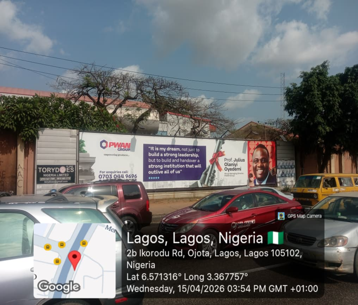 WALL MOUNT BILLBOARD (1)  AT IKORODU ROAD MARYLAND BUSSTOP