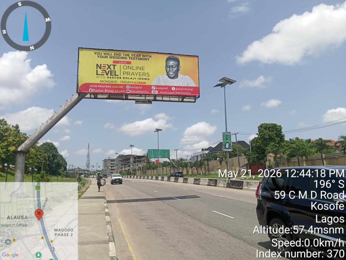 3m x 8m Mini Gantry On Dr. Nurudeen Olowopopo Avenue, Alausa CBD, Ikeja, Lagos