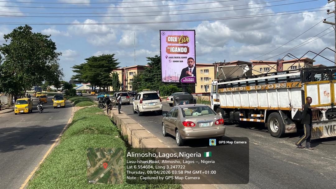 Portrait Billboard Along Egbeda-Igando Road