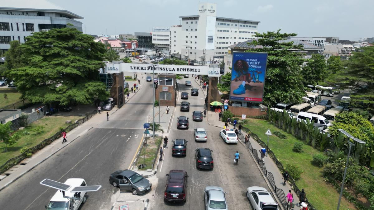 Lekki Phase 1 Entrance, Lagos