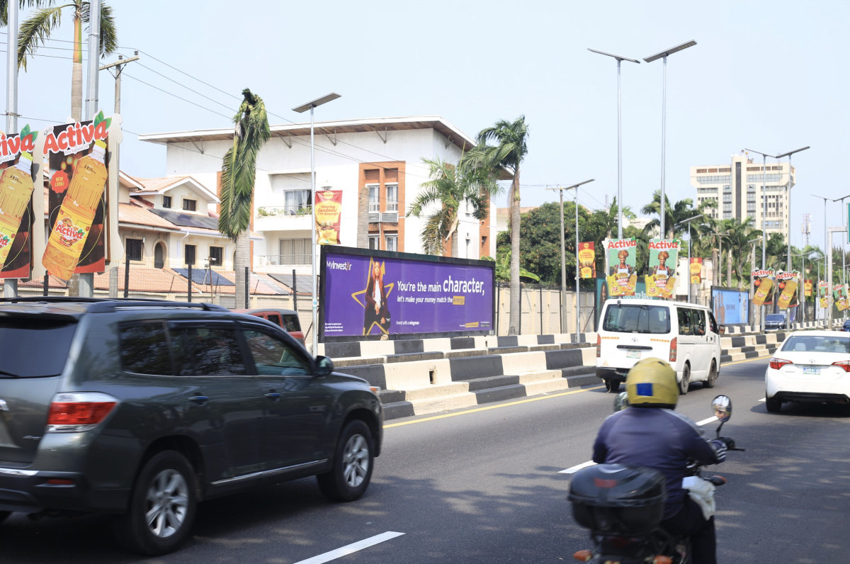 Osborne Road beside Osborne Foreshore Estate towards Third Mainland Bridge, Ikoyi Lagos