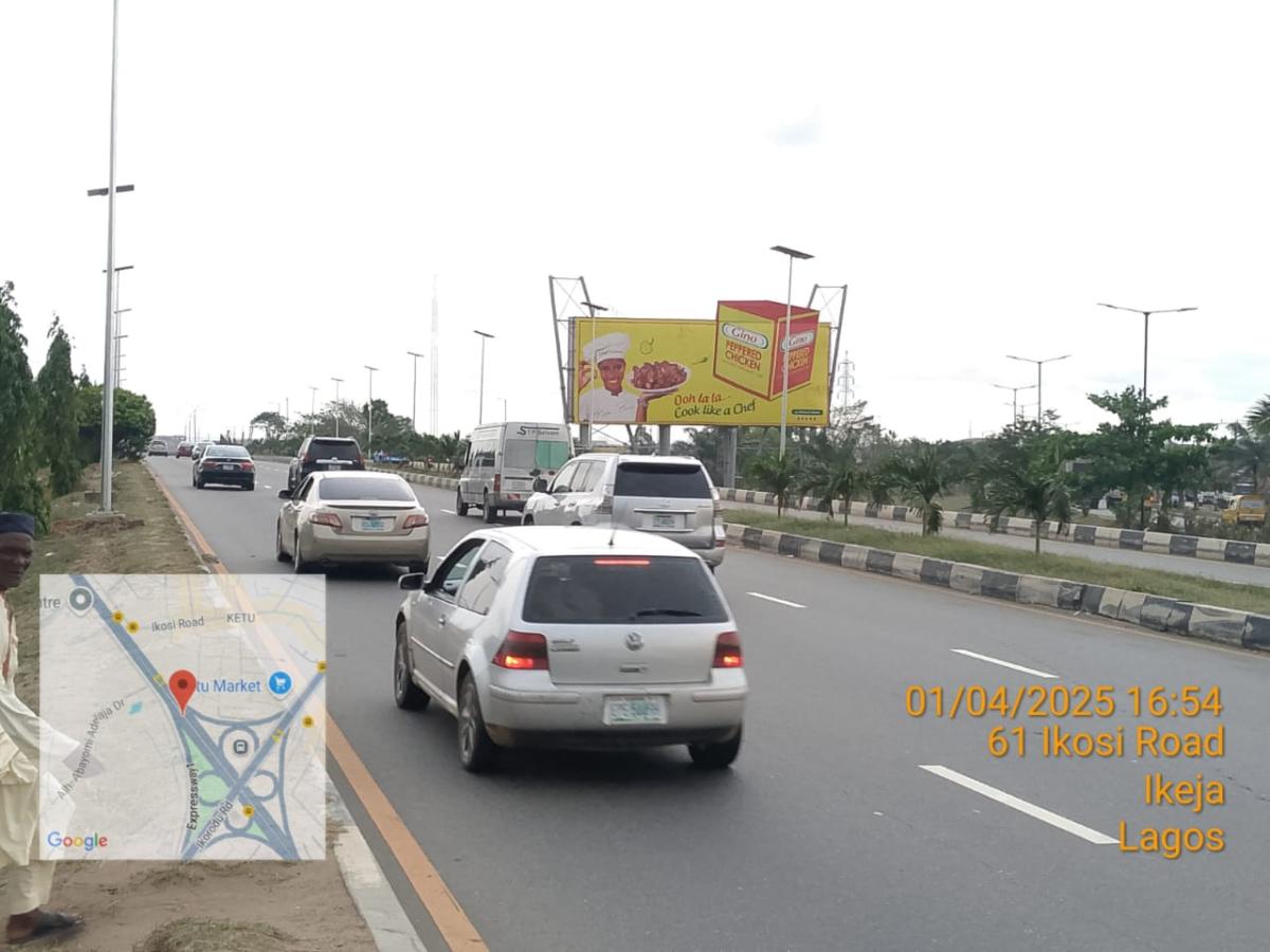 At Ojota Interchange inside the Keep Lagos Clean Park, Ojota FTF Motorways, 7Up, Alausa to Ojota, Oworonshoki etc