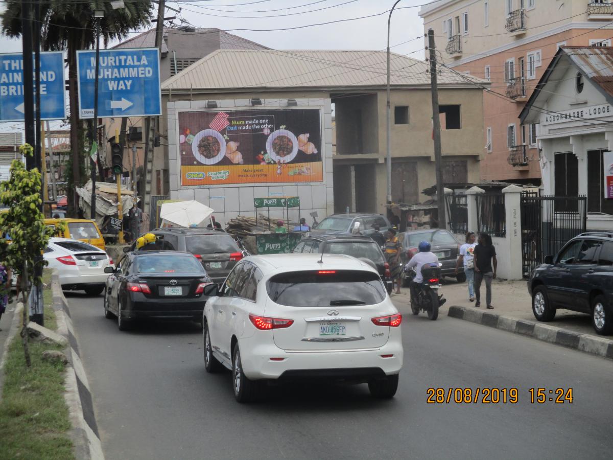 3m x 6m Trivision billboard at Herbert Macaulay way, Adekunle bus stop, by Agbonmagbe junction, Yaba