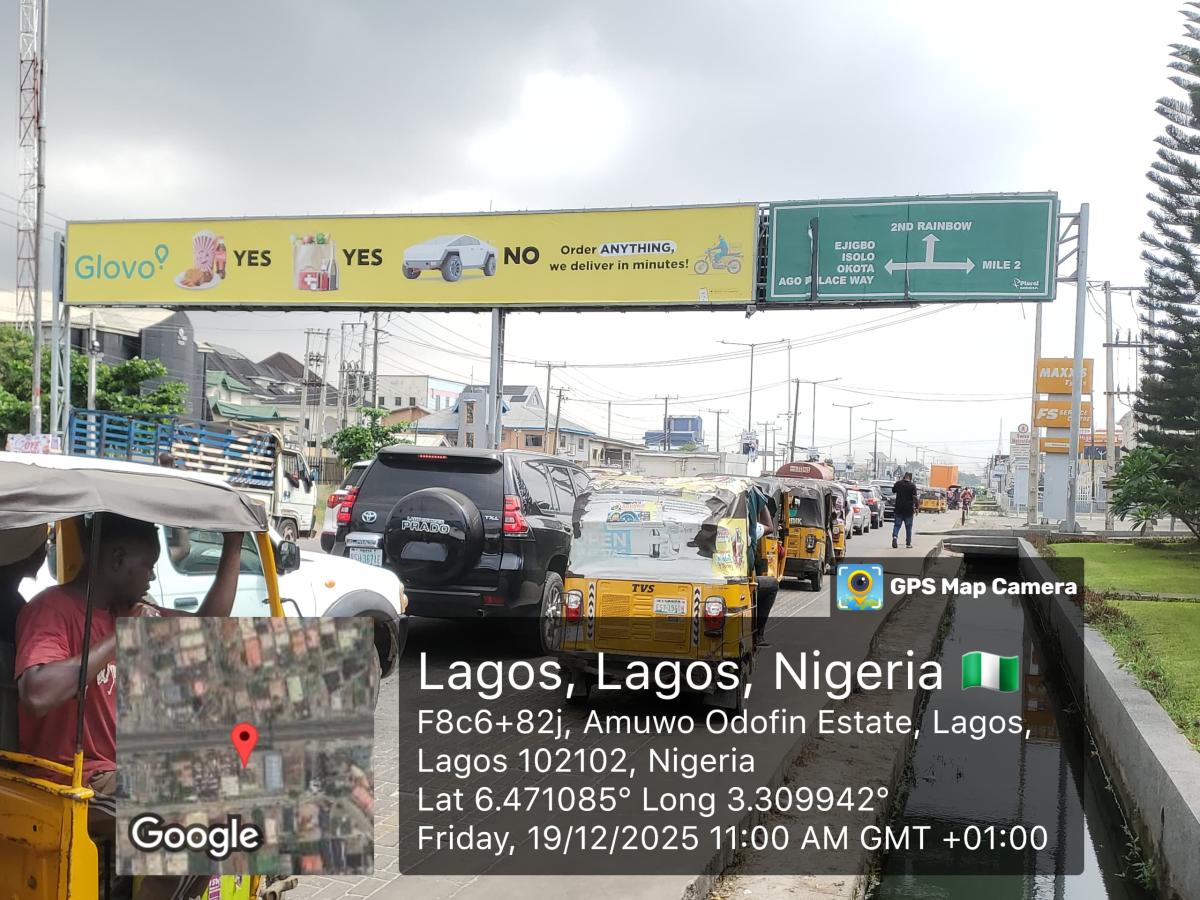Along Festac Link Road close to Apple junction & Mega Chicken, Amuwo-Odofin FTF Festival Mall, Festival Hotel, Festac Town
